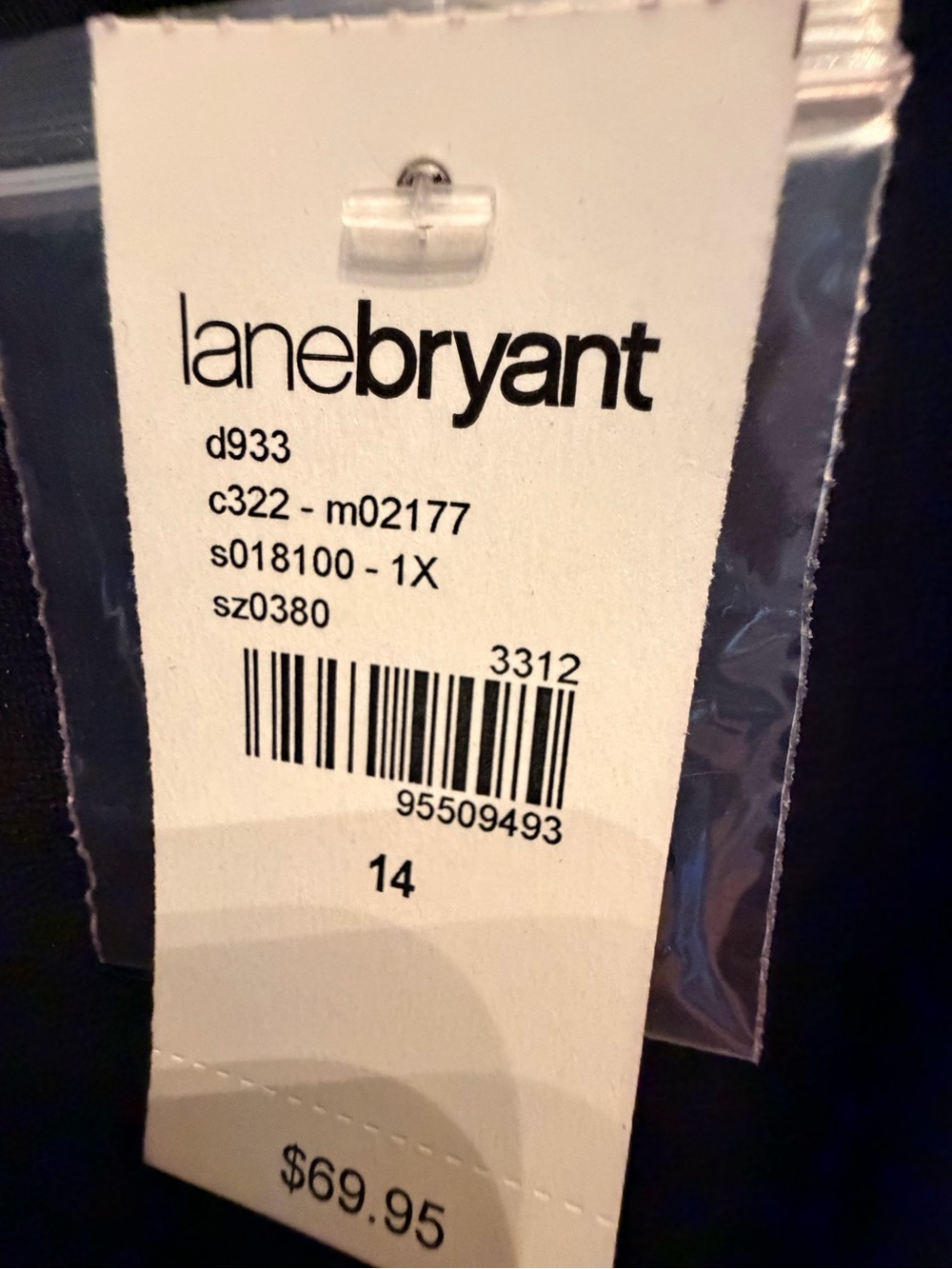 Lane Bryant Black Tailored Ponte Blazer - Picture 4 of 5